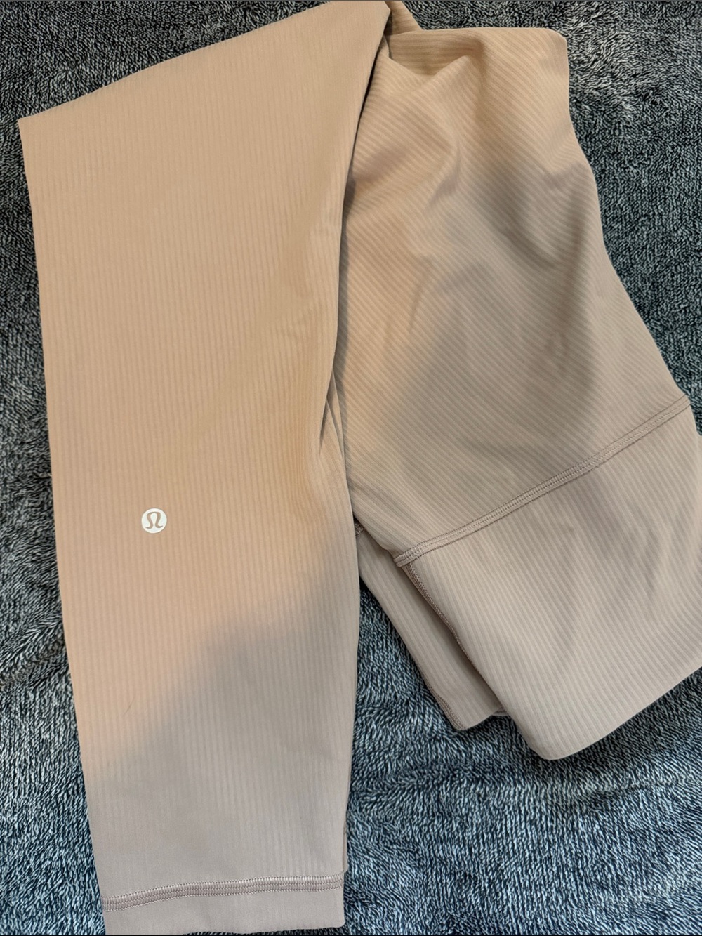 lululemon athletica 25” Ribbed Leggings in Tan